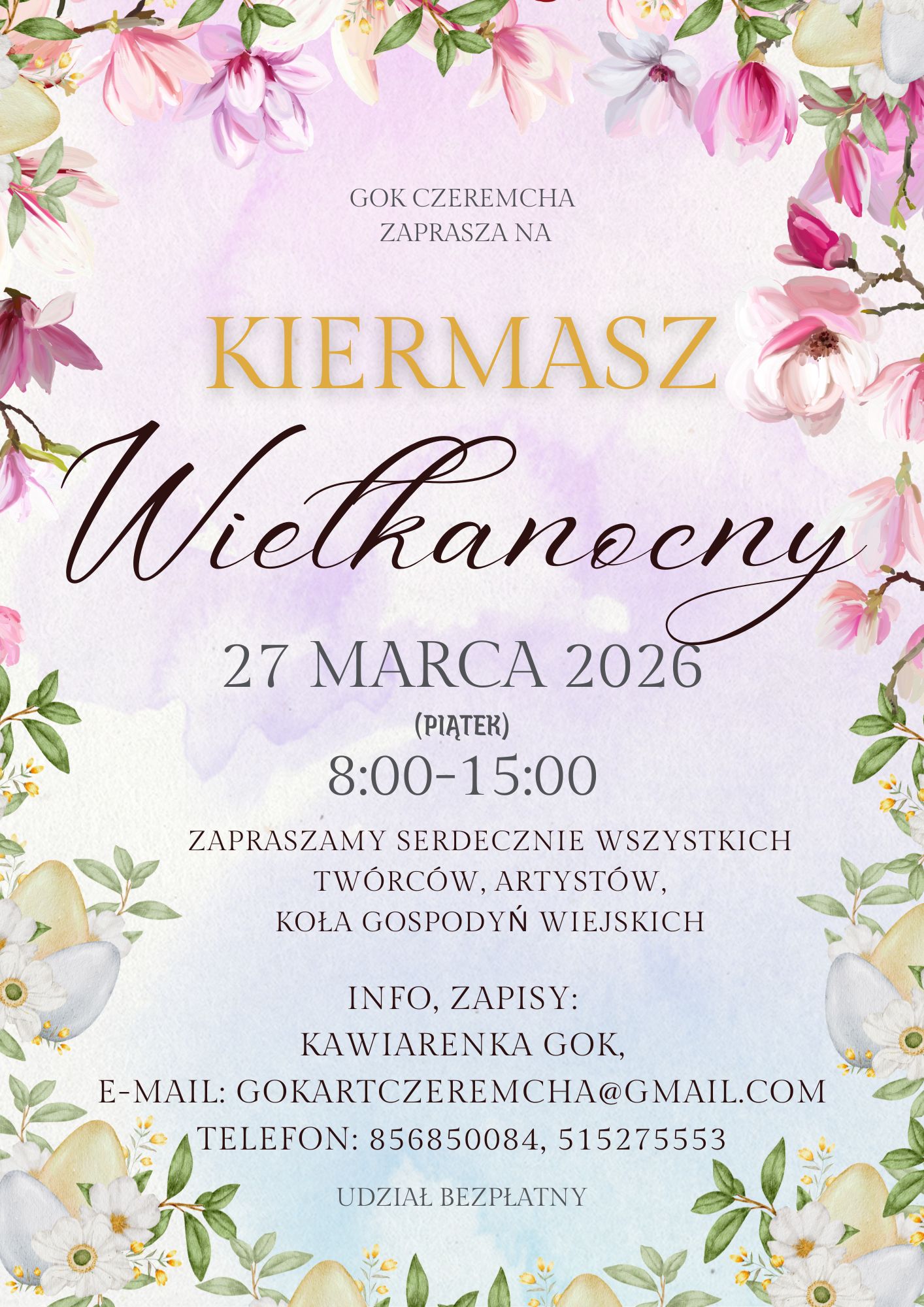 Kiermasz wielkanocny 2026