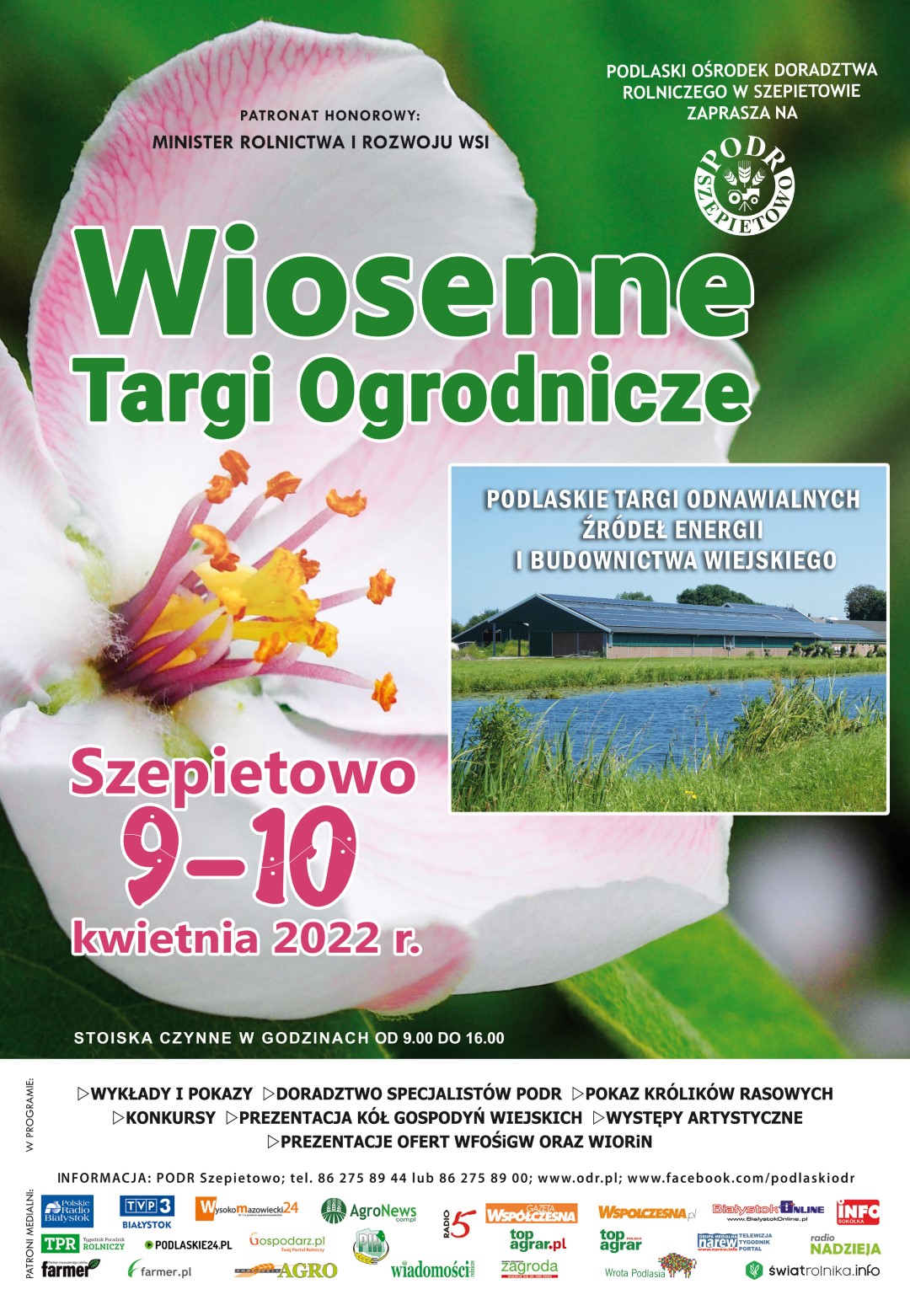 Wiosenne Targi Ogrodnicze Szepietowo 9-10.04.2022r.