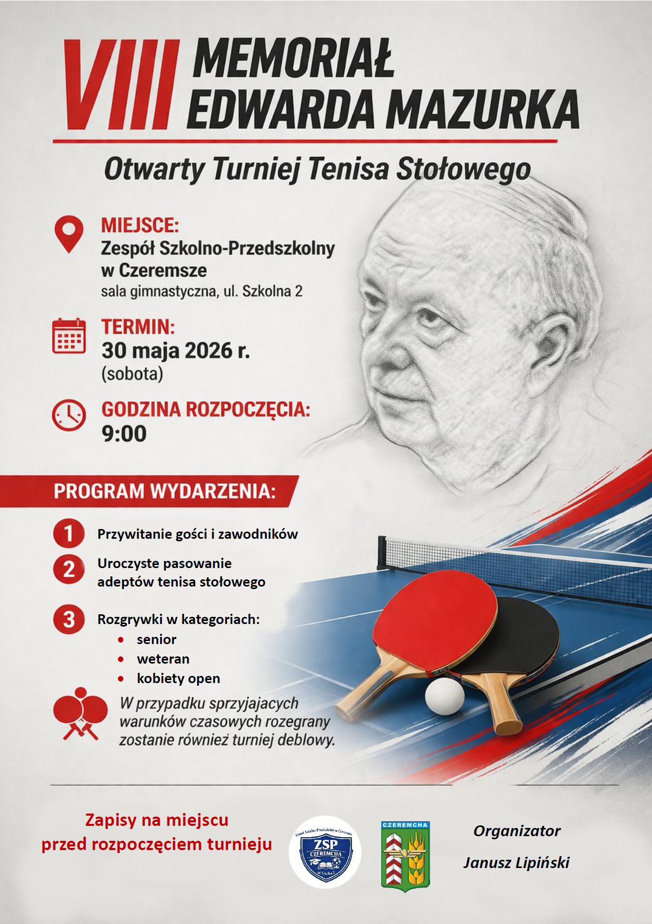 VIII Memoriał Edwarda Mazurka 30.05.2026r.